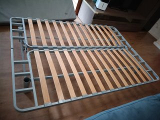 Sofá Cama Gris 2x1.40m