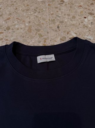 Camiseta Moncler Manga Larga Azul