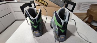 Botas Trekking Asolo Mujer Gris/Verde