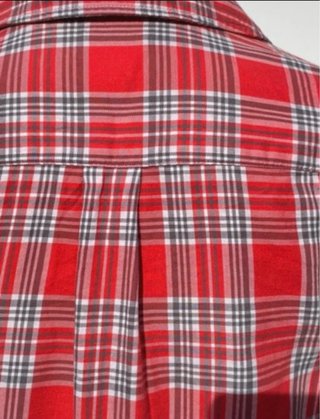 Camisa Levi's cuadros roja talla XS-M