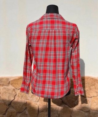 Camisa Levi's cuadros roja talla XS-M