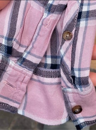 Camisa Abercrombie & Fitch Rosa Cuadros