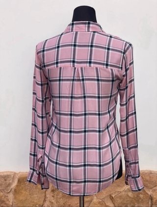 Camisa Abercrombie & Fitch Rosa Cuadros