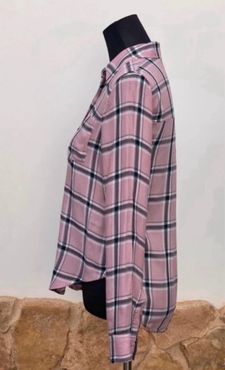 Camisa Abercrombie & Fitch Rosa Cuadros