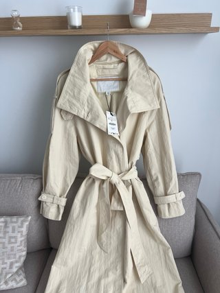 Trench cuello alto Zara  ZW collection Talla S