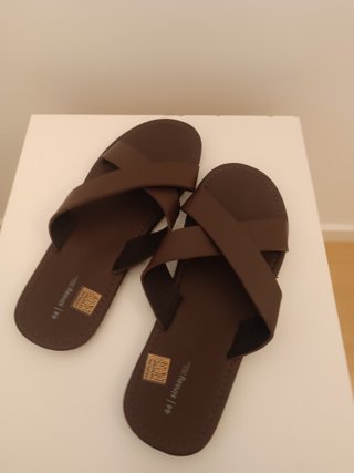 Sandalias Sinsay Hombre Talla 44 Marrón