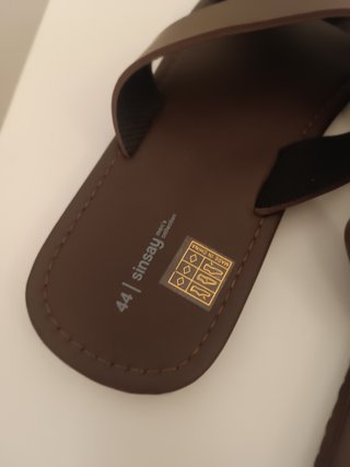 Sandalias Sinsay Hombre Talla 44 Marrón