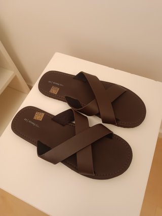 Sandalias Sinsay Hombre Talla 44 Marrón