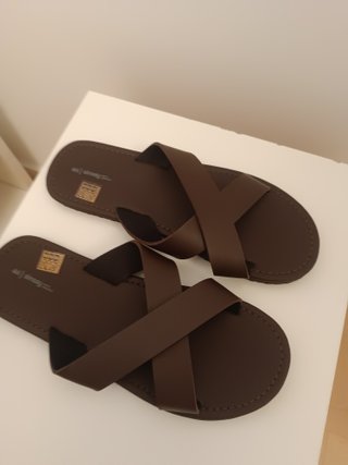 Sandalias Sinsay Hombre Talla 44 Marrón