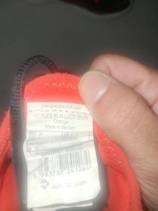 Zapatillas deportivas mujer negras y naranjas