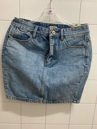 Minifalda Vaquera Pull and Bear