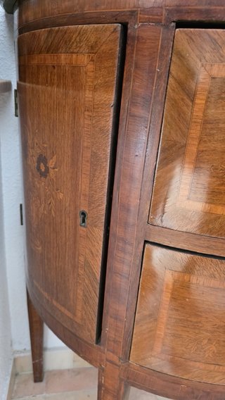 Cómoda Semiluna Clásica Madera