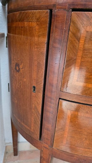 Cómoda Semiluna Clásica Madera