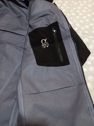 Chaqueta Arc'teryx Alpha SV Talla XXL Negra
