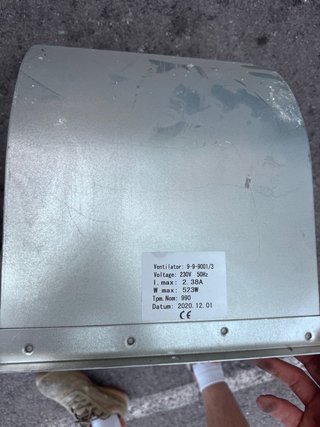 Extractor de aire 230V 50Hz