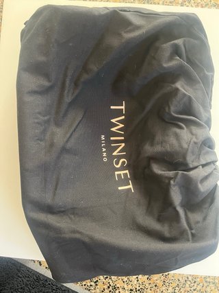 Borsa Twinset rosa cipria con nappina