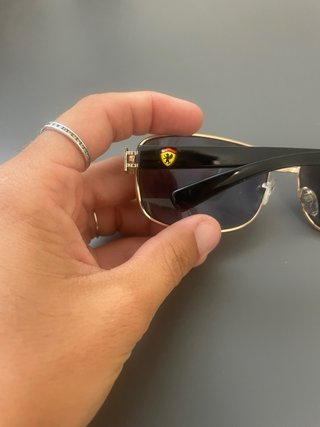 Gafas Ferrari Originales Doradas Multicolor