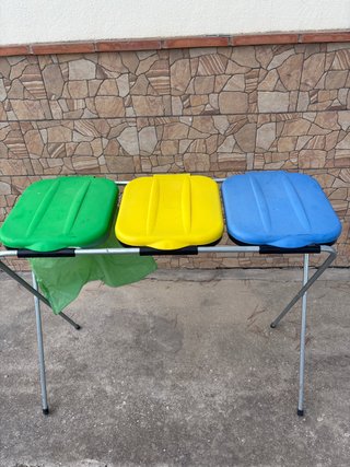 Cubos de reciclaje 3 unidades