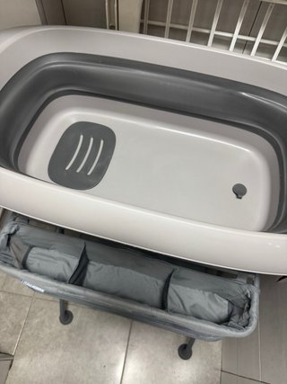 Bañera plegable para bebé con soporte