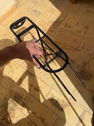 Portabultos bici negro