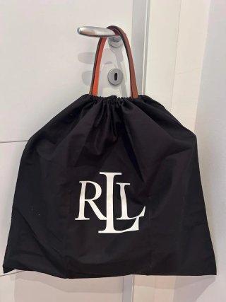 Borsa Ralph Lauren 2 in 1 Reversibile Arancione Ma