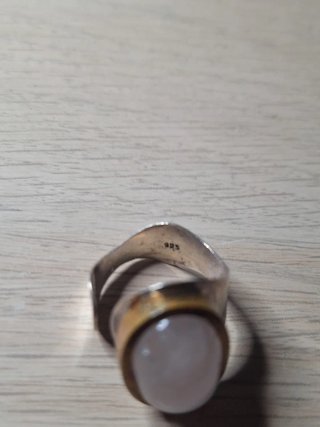 Anillo antiguo plata con piedra