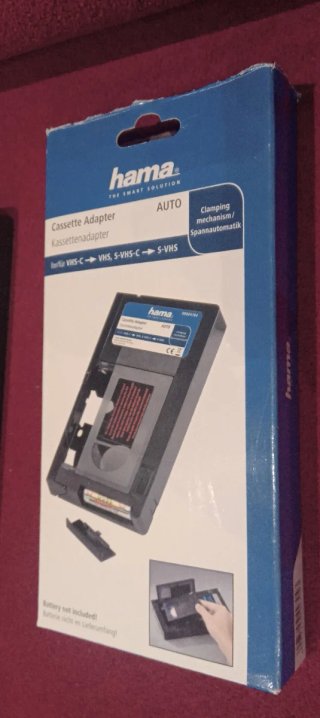 Adaptador Cassette VHS Hama AUTO