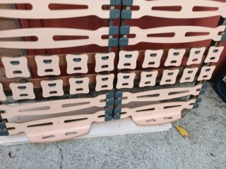 Somier de láminas madera y plástico