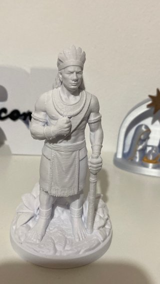 Figura Caboclo Umbanda 3D - 11cm