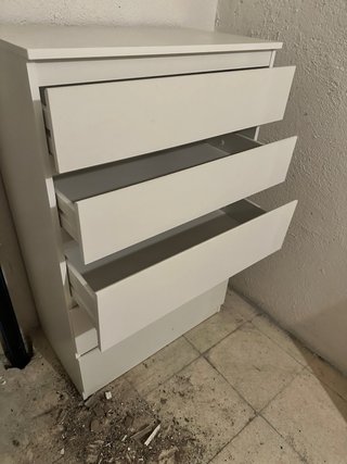 Cómoda Cajonera Blanca Madera