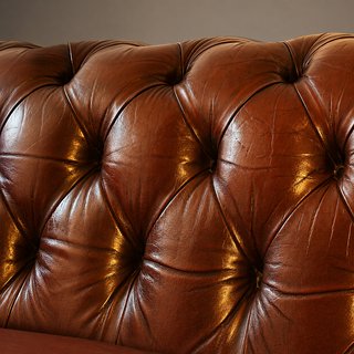 Sofá Chesterfield Piel Burdeos Oxblood