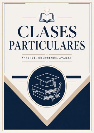 Profesor particular.