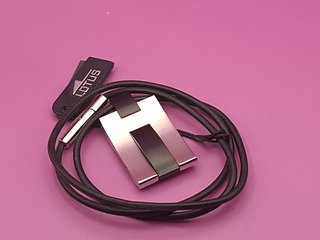Colgante Lotus Acero Hombre Negro/Plata Nuevo