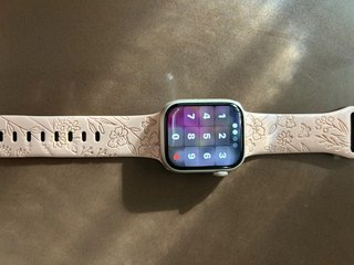 Apple Watch Rosa con Correa Floral
