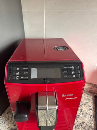 Cafetera Saeco Minuto Roja