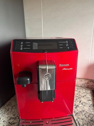 Cafetera Saeco Minuto Roja