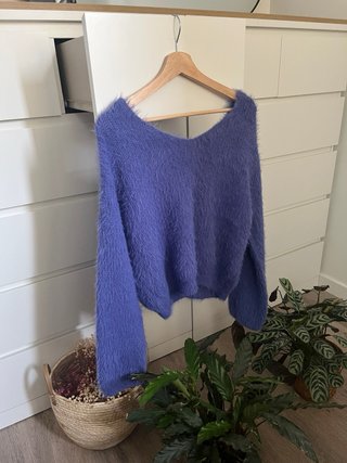 Jersey peludo morado PrettyLittleThing
