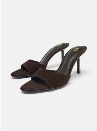 Sandalias tacón serraje Zara Talla 36