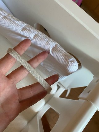 Minicuna blanca con ruedas