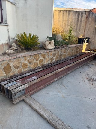 Vigas de hierro 4,90x22x10