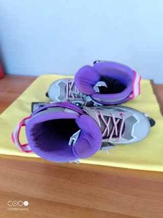 Roller Pattini Oxelo per ragazze viola e grigi