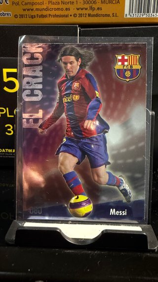 Cromo Messi 80 FC Barcelona El Crack