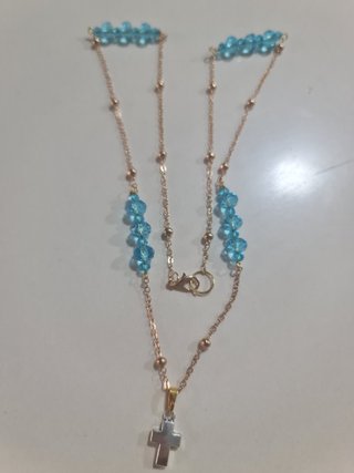 Conjunto collar, pendientes y pulsera