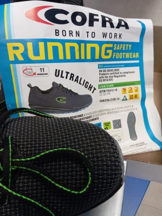 Zapato de trabajo seguridad con punta aluminio