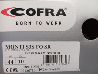 Zapato de trabajo seguridad con punta aluminio