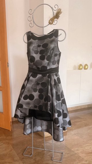 Vestido fiesta elegante lunares