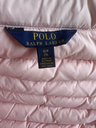 Chaleco Ralph Lauren niña 7 años rosa