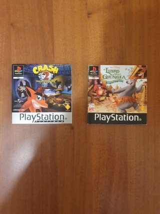 Copertine front, retro e manuali ps1 pal ita