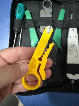 Kit Herramientas Red Cableado Tester Crimpadora