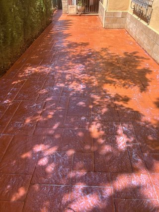 Suelo de hormigón impreso